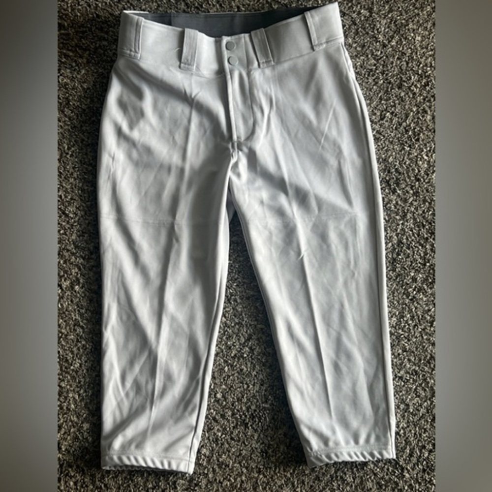 Mizuno Grey Softball Pants Medium